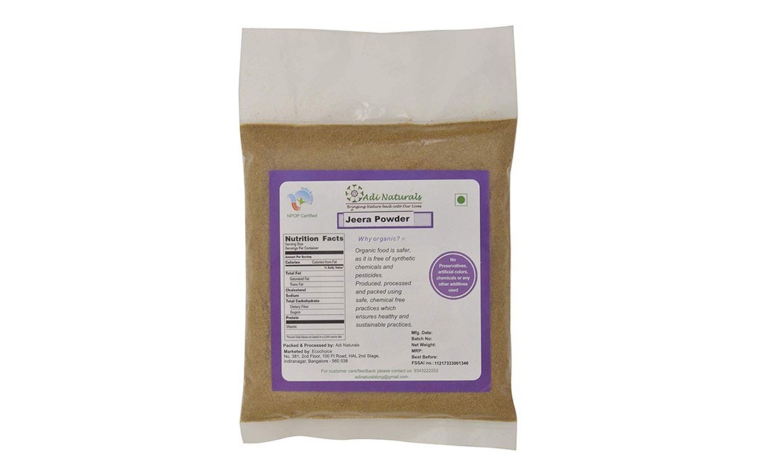 Adi Naturals Jeera Powder    Pack  100 grams